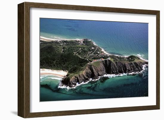 Aerial: Cape Byron Byron Bay-null-Framed Photographic Print