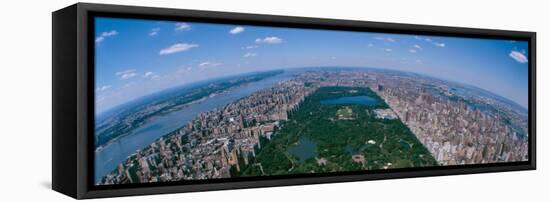 Aerial Central Park Manhattan New York City New York, USA-null-Framed Stretched Canvas