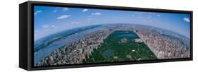 Aerial Central Park Manhattan New York City New York, USA-null-Framed Stretched Canvas