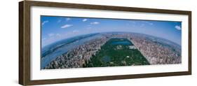 Aerial Central Park Manhattan New York City New York, USA-null-Framed Photographic Print