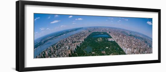 Aerial Central Park Manhattan New York City New York, USA-null-Framed Photographic Print