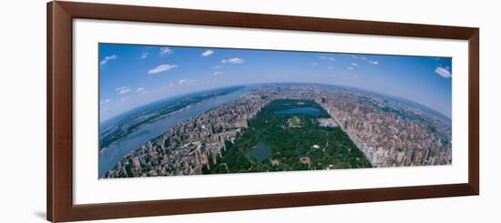 Aerial Central Park Manhattan New York City New York, USA-null-Framed Photographic Print