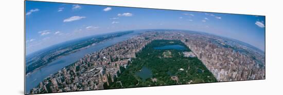 Aerial Central Park Manhattan New York City New York, USA-null-Mounted Photographic Print
