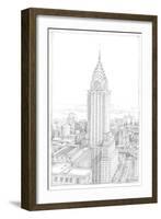 Aerial City View I-Ethan Harper-Framed Art Print