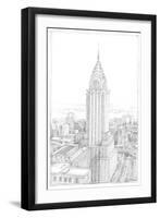 Aerial City View I-Ethan Harper-Framed Art Print