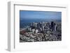 Aerial Cityscape of Downtown San Francisco, California-David Wall-Framed Photographic Print