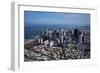 Aerial Cityscape of Downtown San Francisco, California-David Wall-Framed Photographic Print