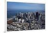 Aerial Cityscape of Downtown San Francisco, California-David Wall-Framed Photographic Print