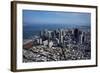 Aerial Cityscape of Downtown San Francisco, California-David Wall-Framed Photographic Print