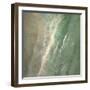 Aerial Coast I-Sheila Finch-Framed Art Print