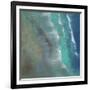 Aerial Coast II-Sheila Finch-Framed Art Print