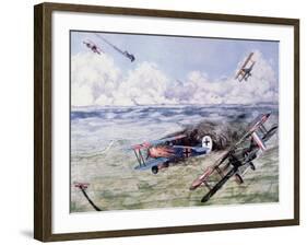 Aerial Combat in World War I-null-Framed Giclee Print