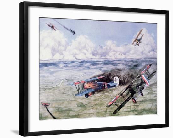 Aerial Combat in World War I-null-Framed Giclee Print