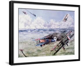 Aerial Combat in World War I-null-Framed Giclee Print