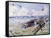 Aerial Combat in World War I-null-Framed Stretched Canvas