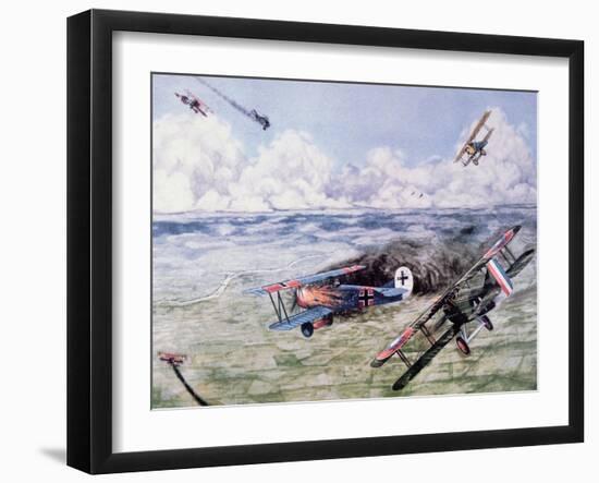 Aerial Combat in World War I-null-Framed Giclee Print