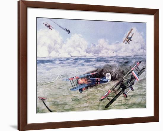 Aerial Combat in World War I-null-Framed Giclee Print