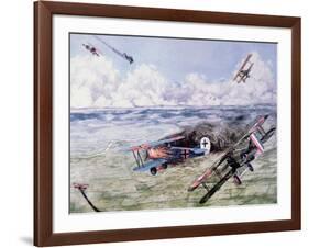 Aerial Combat in World War I-null-Framed Giclee Print