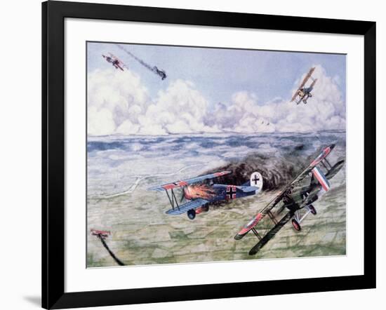 Aerial Combat in World War I-null-Framed Giclee Print