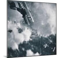 Aerial Combat on the Western Front, WWI Photogravure-Stapleton Collection-Mounted Photographic Print