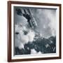 Aerial Combat on the Western Front, WWI Photogravure-Stapleton Collection-Framed Photographic Print