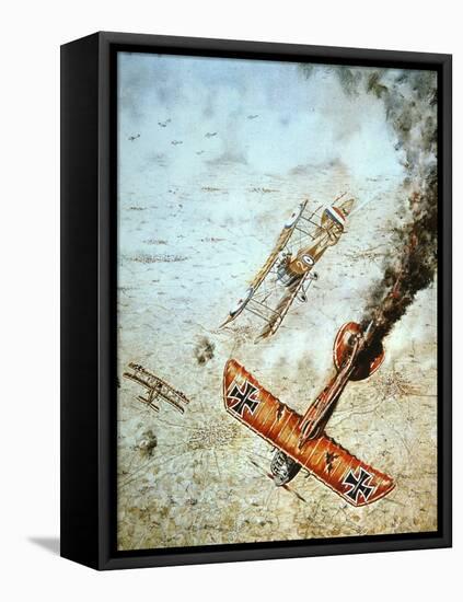 Aerial Combat, World War One-null-Framed Stretched Canvas