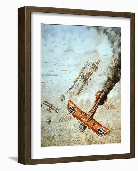 Aerial Combat, World War One-null-Framed Giclee Print