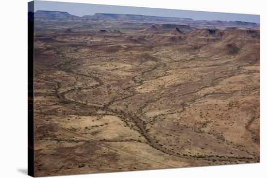 Aerial, Damaraland, Namibia, Africa-Thorsten Milse-Stretched Canvas