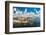 Aerial drone panoramic view of promenade in Cascais, on the Portuguese Riveira-Alexandre Rotenberg-Framed Photographic Print