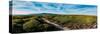 Aerial drone panoramic view of Sintra National Park, with Cabo da Roca-Alexandre Rotenberg-Stretched Canvas