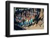 Aerial drone top down view of luxurious residences in Vale do Lobo-Alexandre Rotenberg-Framed Photographic Print