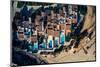 Aerial drone top down view of luxurious residences in Vale do Lobo-Alexandre Rotenberg-Mounted Photographic Print