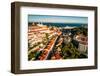 Aerial drone view of Miradouro da Graca with National Pantheon-Alexandre Rotenberg-Framed Photographic Print