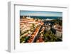 Aerial drone view of Miradouro da Graca with National Pantheon-Alexandre Rotenberg-Framed Photographic Print