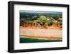 Aerial drone view of Praia de Vale do Lobo-Alexandre Rotenberg-Framed Photographic Print