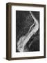 Aerial Flood of Road Surrounded by Trees-null-Framed Photographic Print