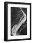 Aerial Flood of Road Surrounded by Trees-null-Framed Photographic Print