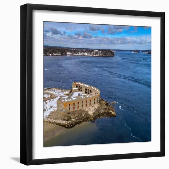 Aerial Fort-Jason Veilleux-Framed Photographic Print