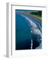 Aerial from Ultra-light Aircraft of Baru Wildlife Refuge, Red Tide, Dominical, Costa Rica-Cindy Miller Hopkins-Framed Photographic Print