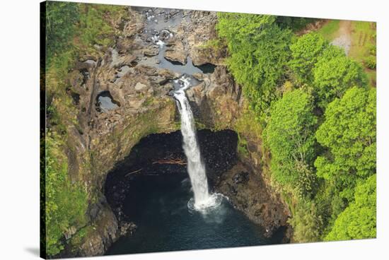 Aerial Helicopter Tour from Hilo to Pu'u O'o Vent and Crater area, Big Island, Hawaii, USA-Stuart Westmorland-Stretched Canvas