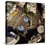 Aerial Image of London, England, UK-Adrian Warren-Stretched Canvas