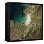 Aerial Image of Scotland, UK: Achmelvich-Adrian Warren-Framed Stretched Canvas