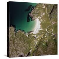 Aerial Image of Scotland, UK: Achmelvich-Adrian Warren-Stretched Canvas