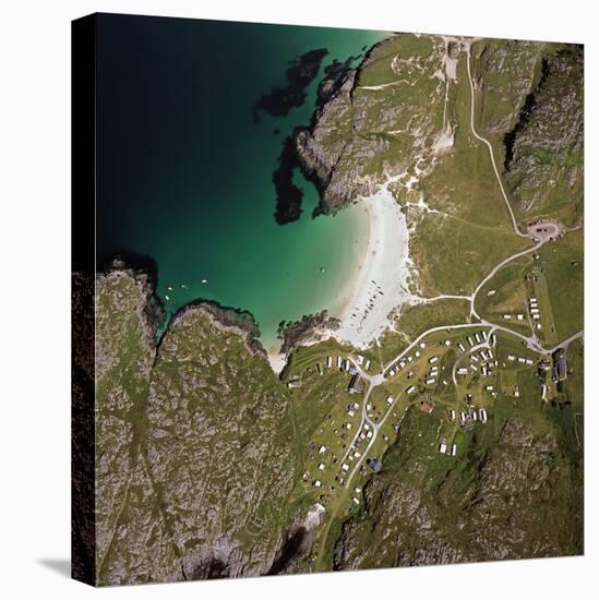 Aerial Image of Scotland, UK: Achmelvich-Adrian Warren-Stretched Canvas