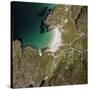 Aerial Image of Scotland, UK: Achmelvich-Adrian Warren-Stretched Canvas