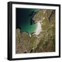 Aerial Image of Scotland, UK: Achmelvich-Adrian Warren-Framed Photographic Print