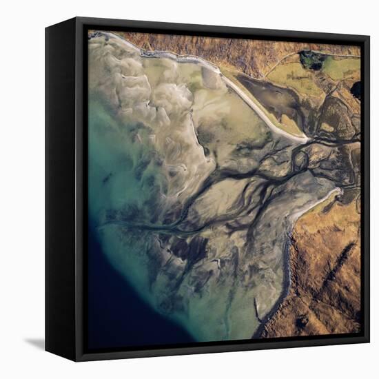 Aerial Image of Scotland, UK: Barrisdale Bay-Adrian Warren-Framed Stretched Canvas