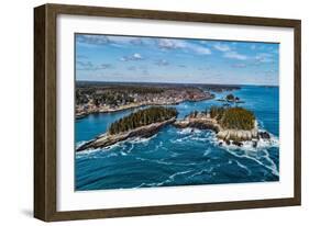 Aerial Islands-Jason Veilleux-Framed Art Print