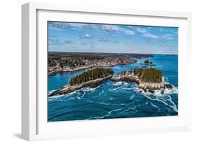 Aerial Islands-Jason Veilleux-Framed Art Print