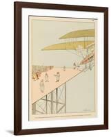 Aerial Landing Platforms-Joaquin Xaudaro-Framed Art Print